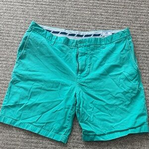 Southern Tide Aqua Flat Front Shorts